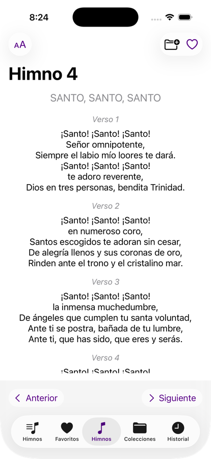 Himnario Celebremos app screenshot