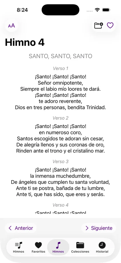 Himnario Celebremos app screenshot