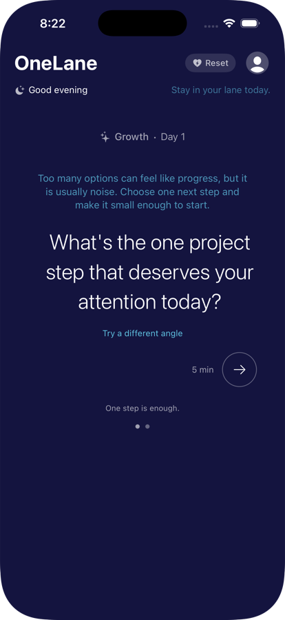 OneLane app screenshot