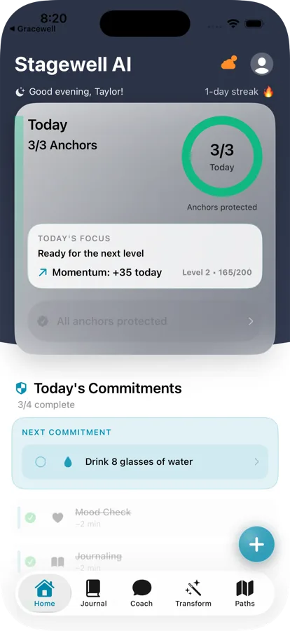 Stagewell app screenshot