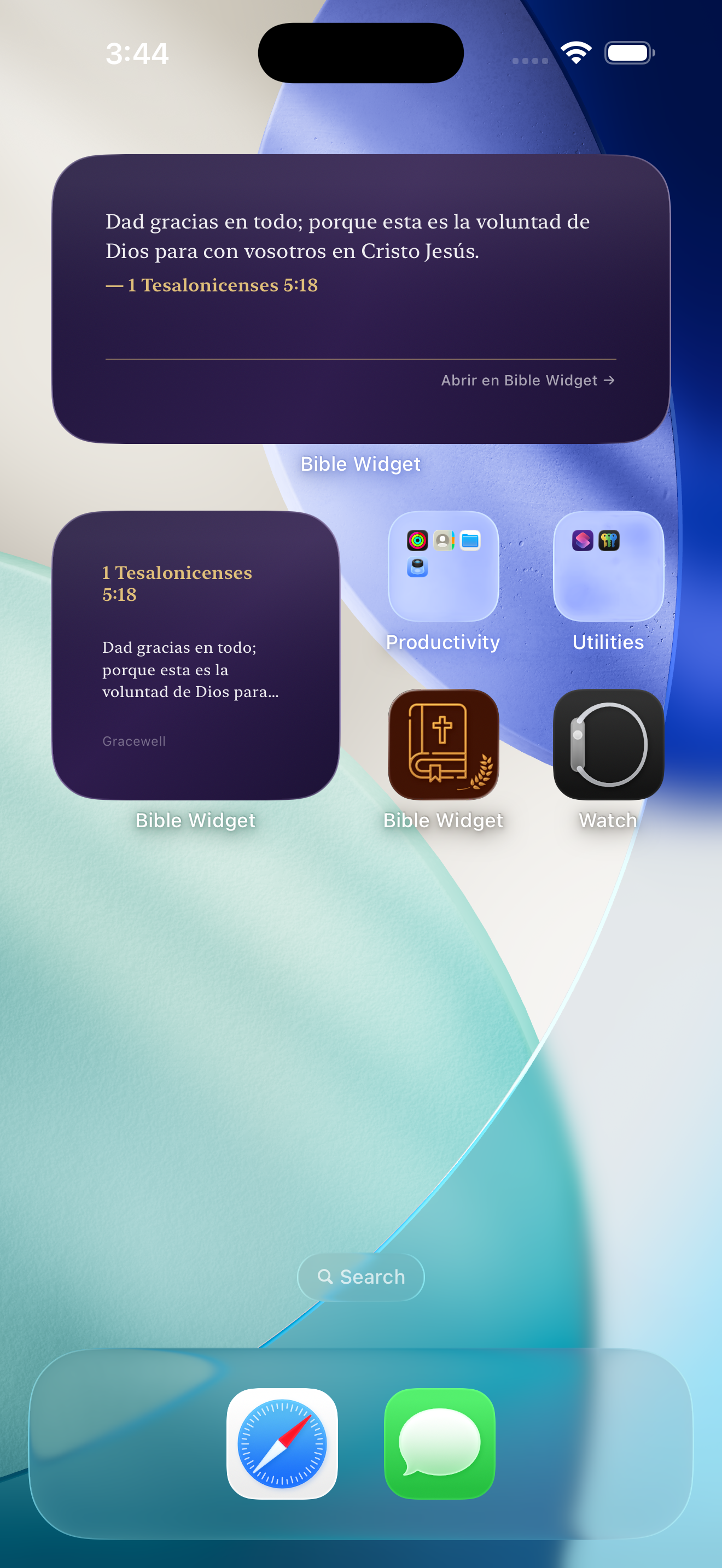 Home Screen widget examples